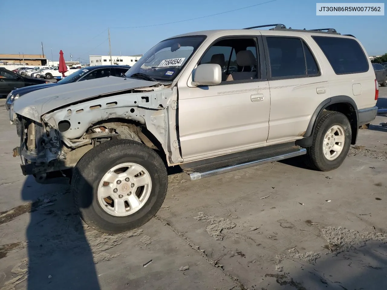 1998 Toyota 4Runner Sr5 VIN: JT3GN86R5W0077562 Lot: 71504554