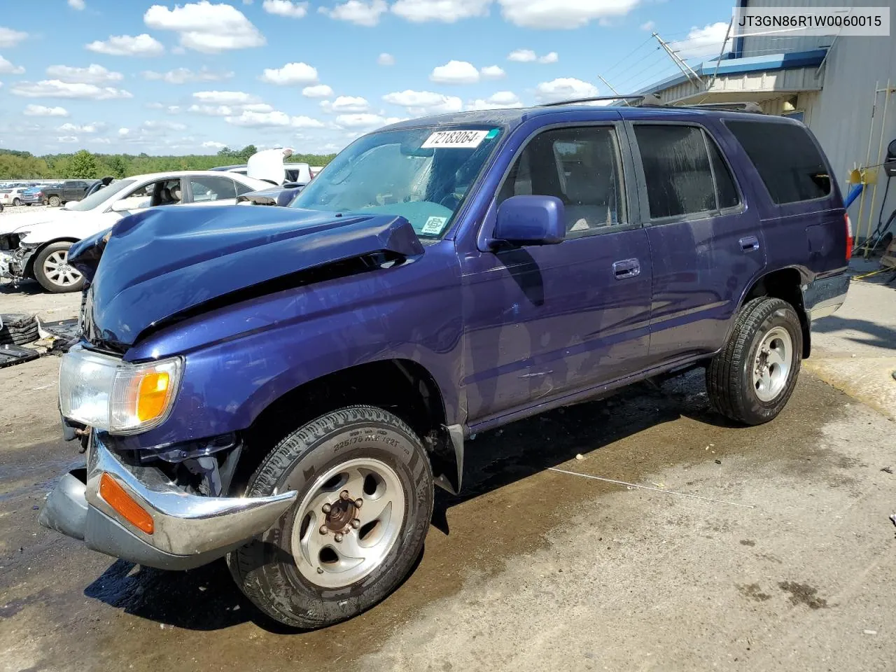 1998 Toyota 4Runner Sr5 VIN: JT3GN86R1W0060015 Lot: 72183064