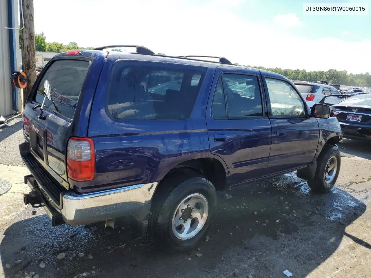 1998 Toyota 4Runner Sr5 VIN: JT3GN86R1W0060015 Lot: 72183064