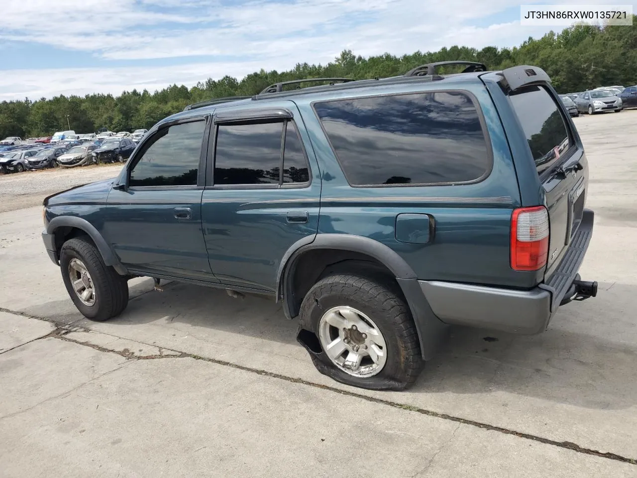 1998 Toyota 4Runner Sr5 VIN: JT3HN86RXW0135721 Lot: 72187814