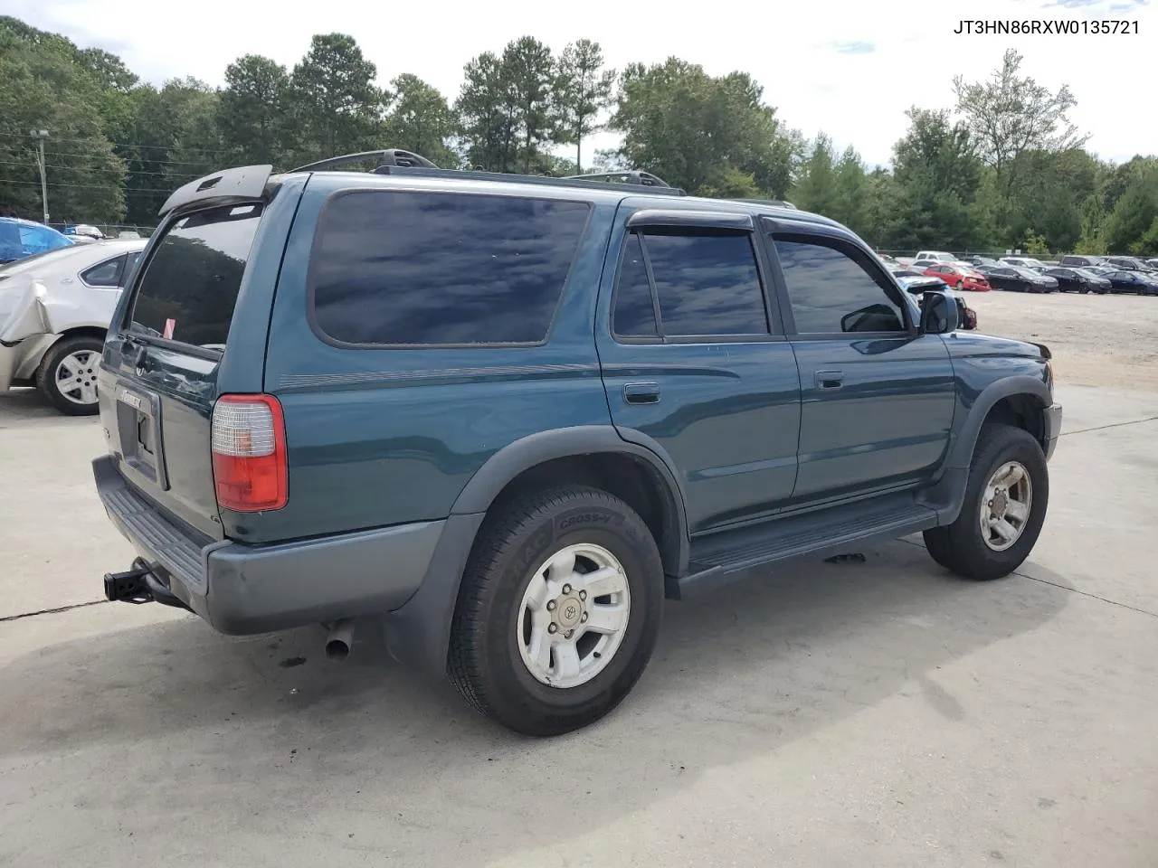 1998 Toyota 4Runner Sr5 VIN: JT3HN86RXW0135721 Lot: 72187814