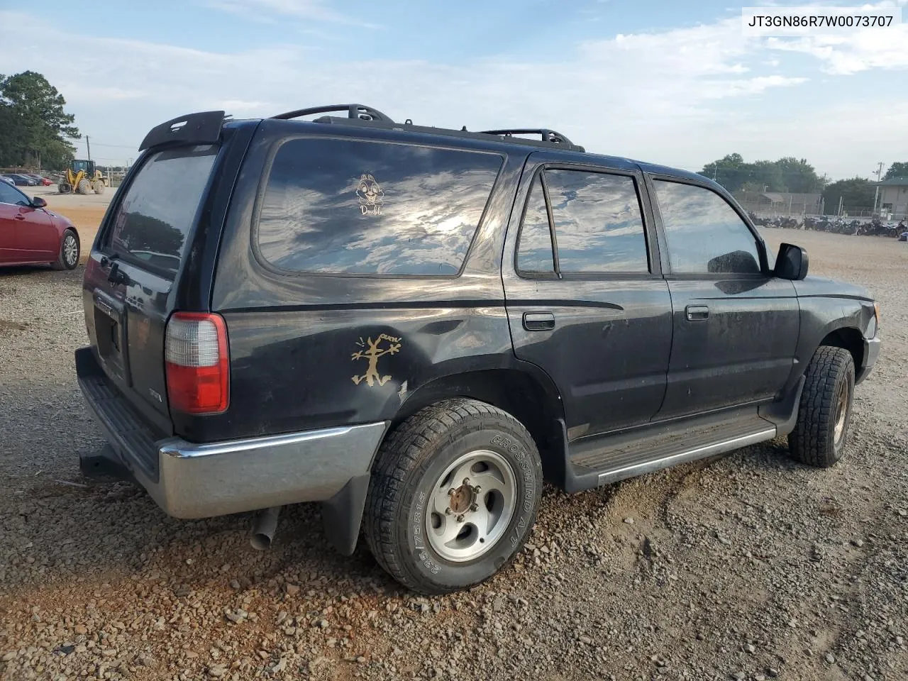 1998 Toyota 4Runner Sr5 VIN: JT3GN86R7W0073707 Lot: 72984244