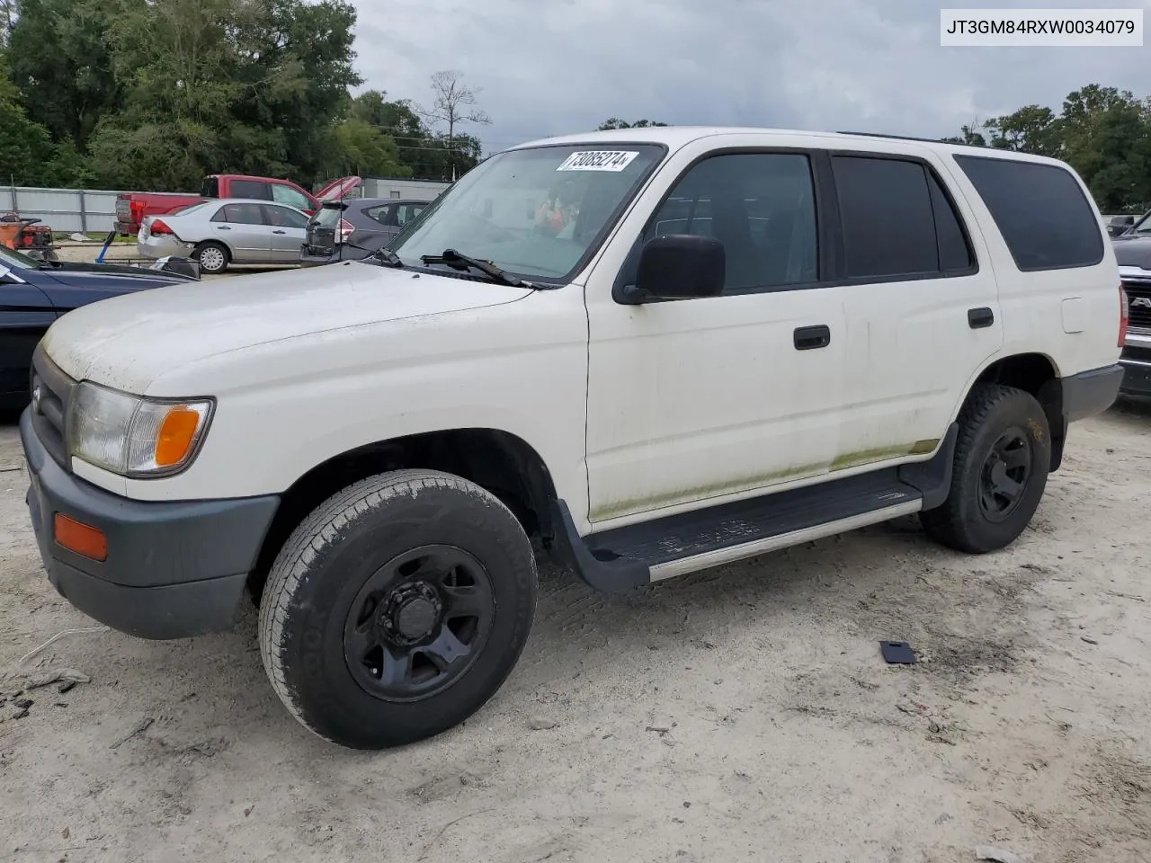 1998 Toyota 4Runner VIN: JT3GM84RXW0034079 Lot: 73085274