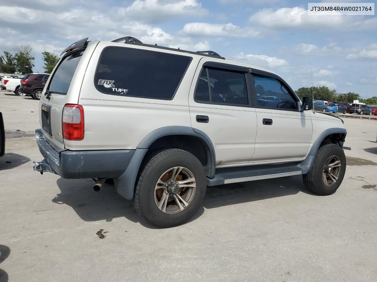 1998 Toyota 4Runner VIN: JT3GM84R4W0021764 Lot: 73281814