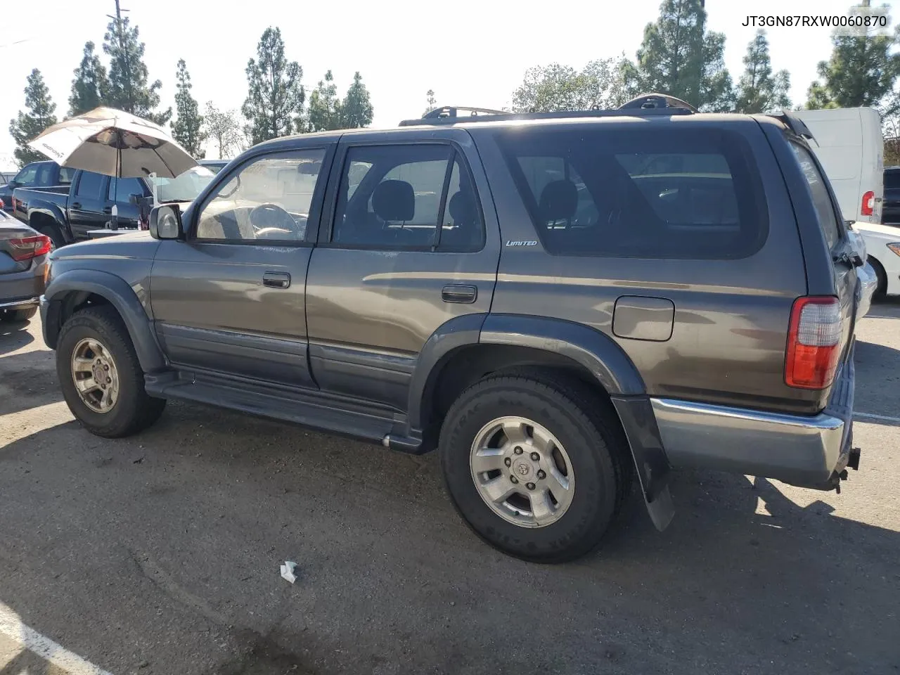 1998 Toyota 4Runner Limited VIN: JT3GN87RXW0060870 Lot: 73352484