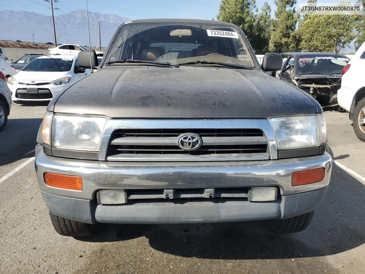 1998 Toyota 4Runner Limited VIN: JT3GN87RXW0060870 Lot: 73352484