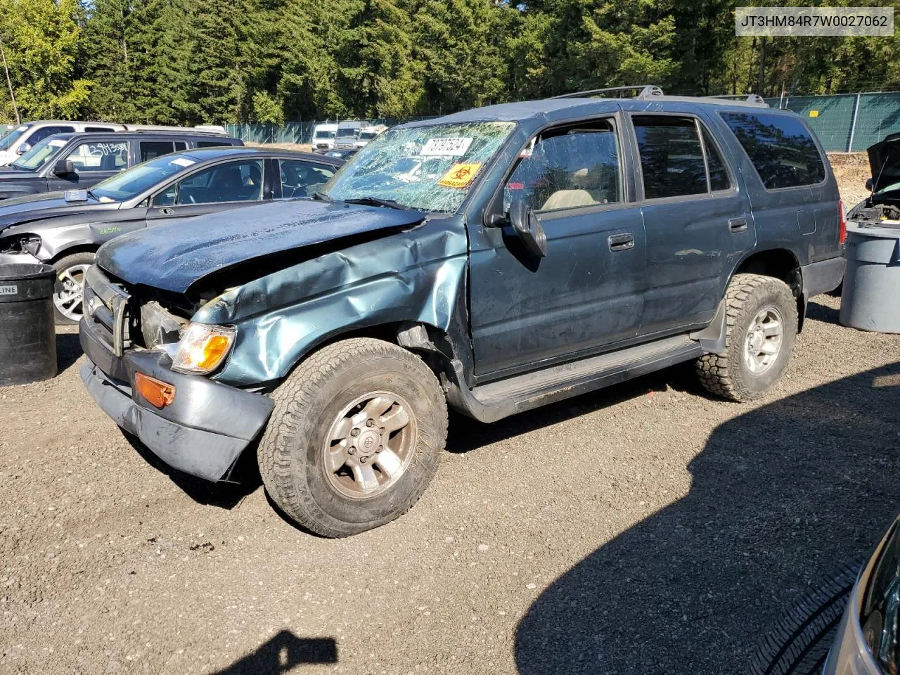 1998 Toyota 4Runner Sr5 VIN: JT3HM84R7W0027062 Lot: 73797524