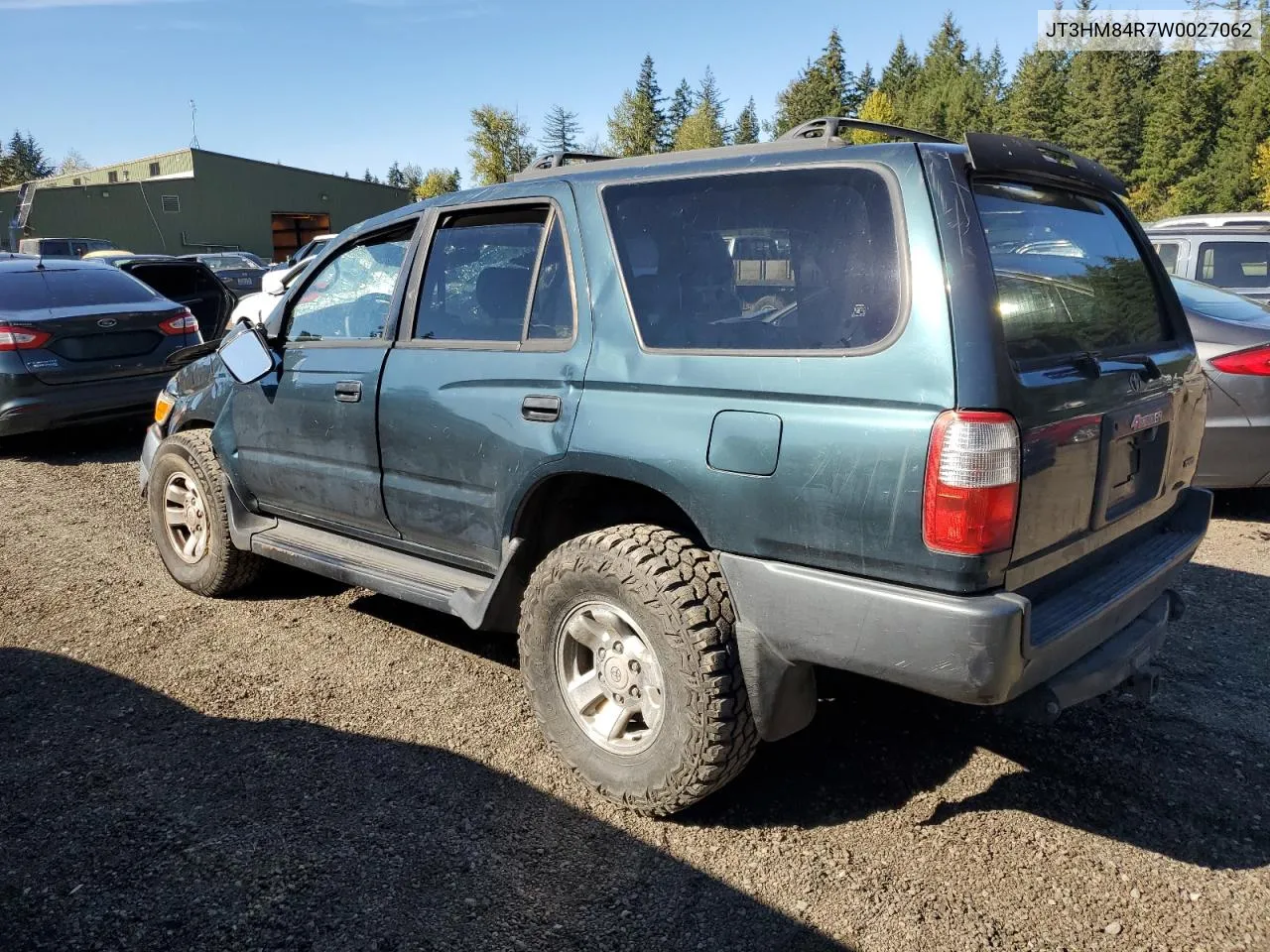 1998 Toyota 4Runner Sr5 VIN: JT3HM84R7W0027062 Lot: 73797524