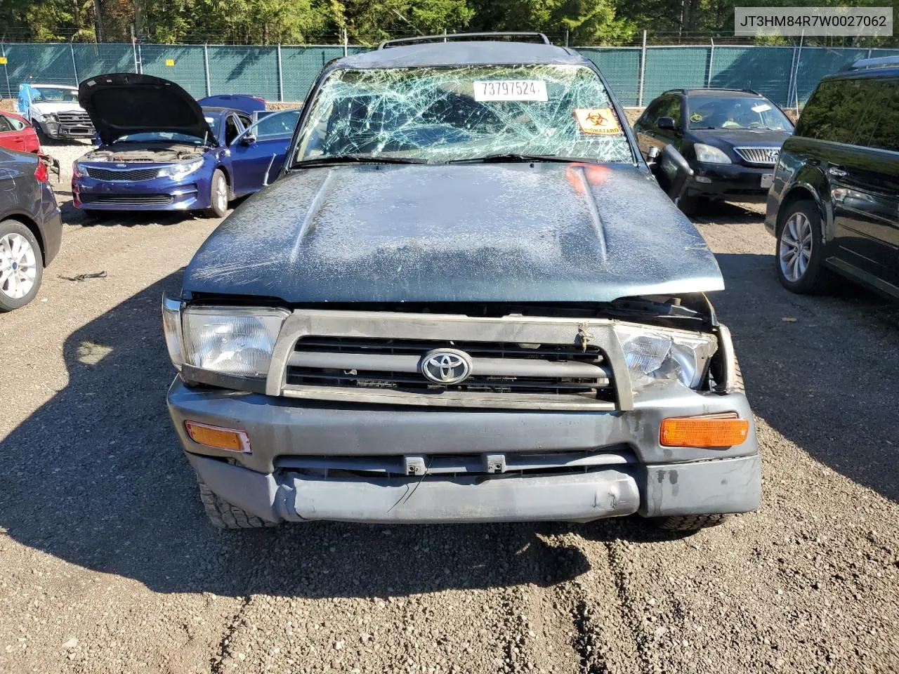 1998 Toyota 4Runner Sr5 VIN: JT3HM84R7W0027062 Lot: 73797524