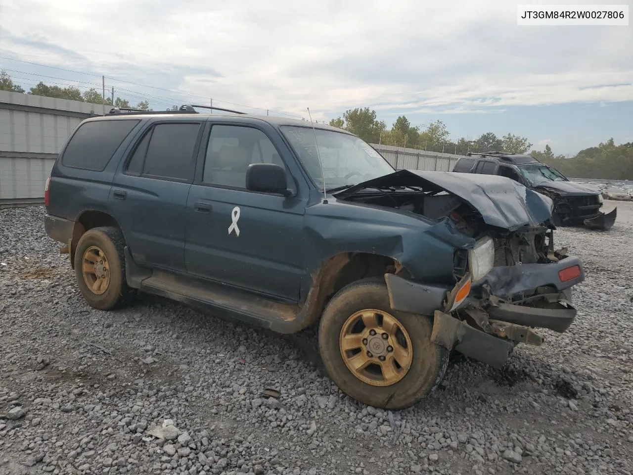 1998 Toyota 4Runner VIN: JT3GM84R2W0027806 Lot: 74771554