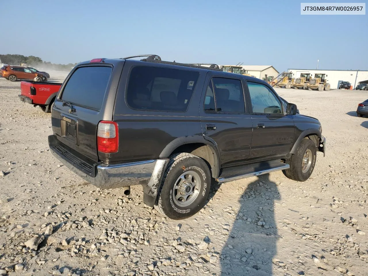 1998 Toyota 4Runner VIN: JT3GM84R7W0026957 Lot: 74930464