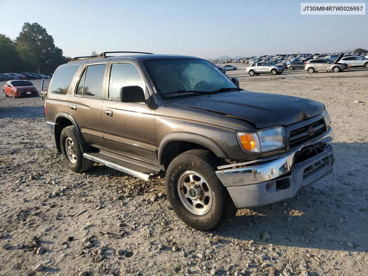 1998 Toyota 4Runner VIN: JT3GM84R7W0026957 Lot: 74930464