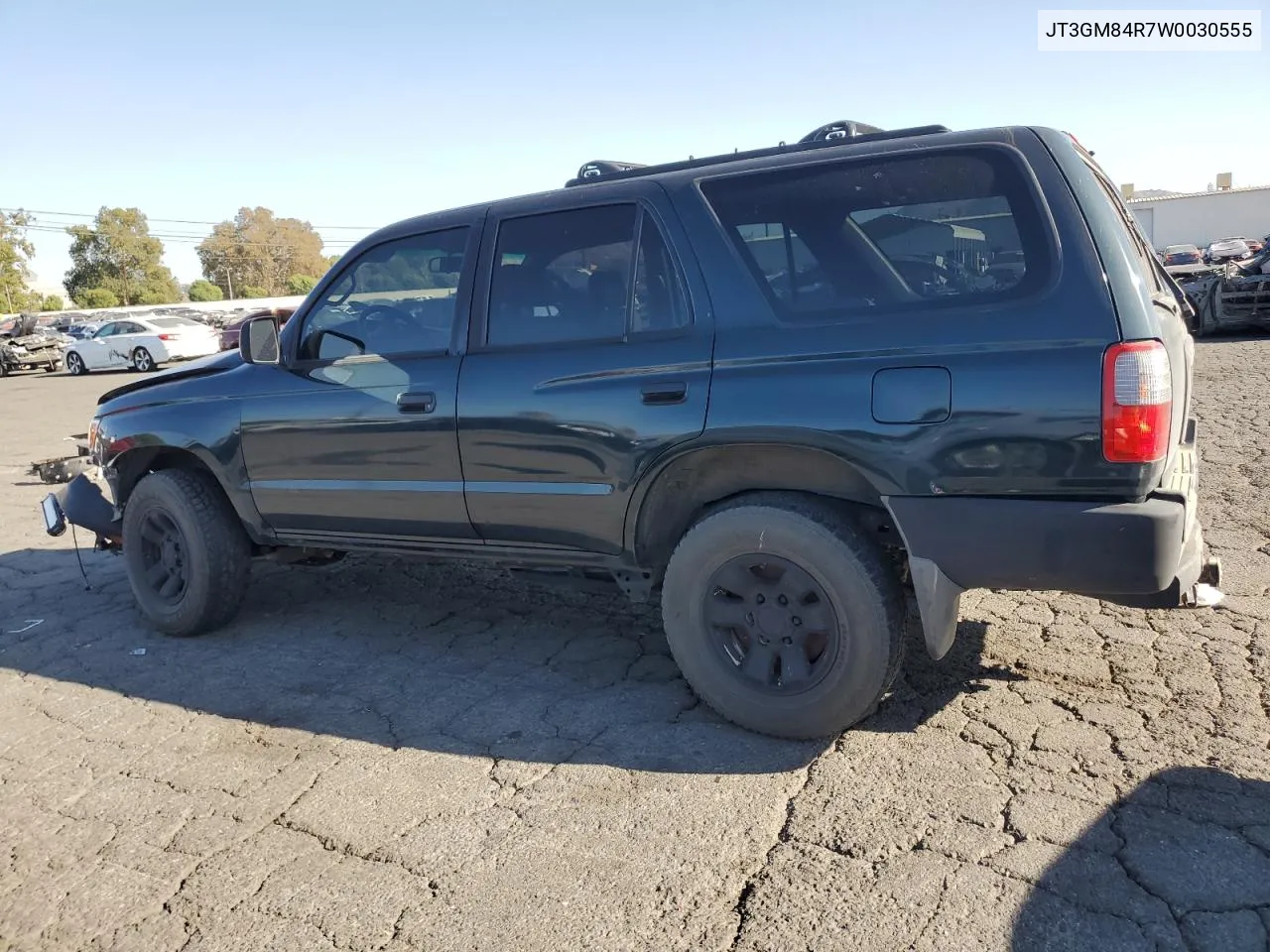 1998 Toyota 4Runner VIN: JT3GM84R7W0030555 Lot: 75133114