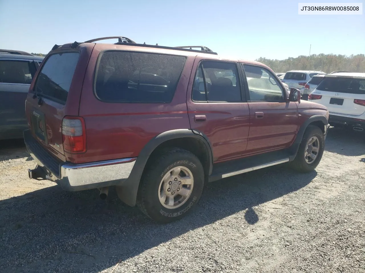 1998 Toyota 4Runner Sr5 VIN: JT3GN86R8W0085008 Lot: 75794074