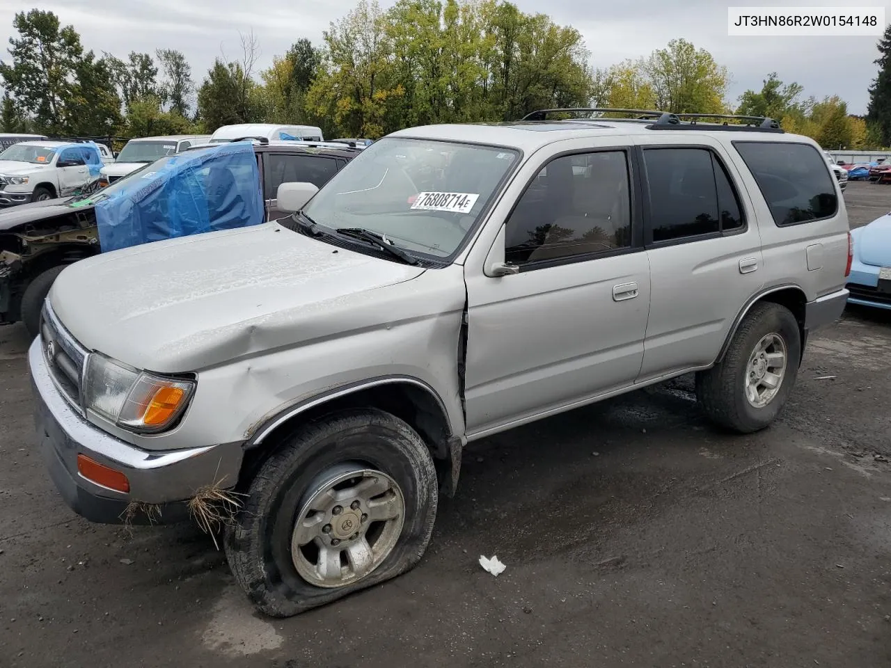 1998 Toyota 4Runner Sr5 VIN: JT3HN86R2W0154148 Lot: 76808714