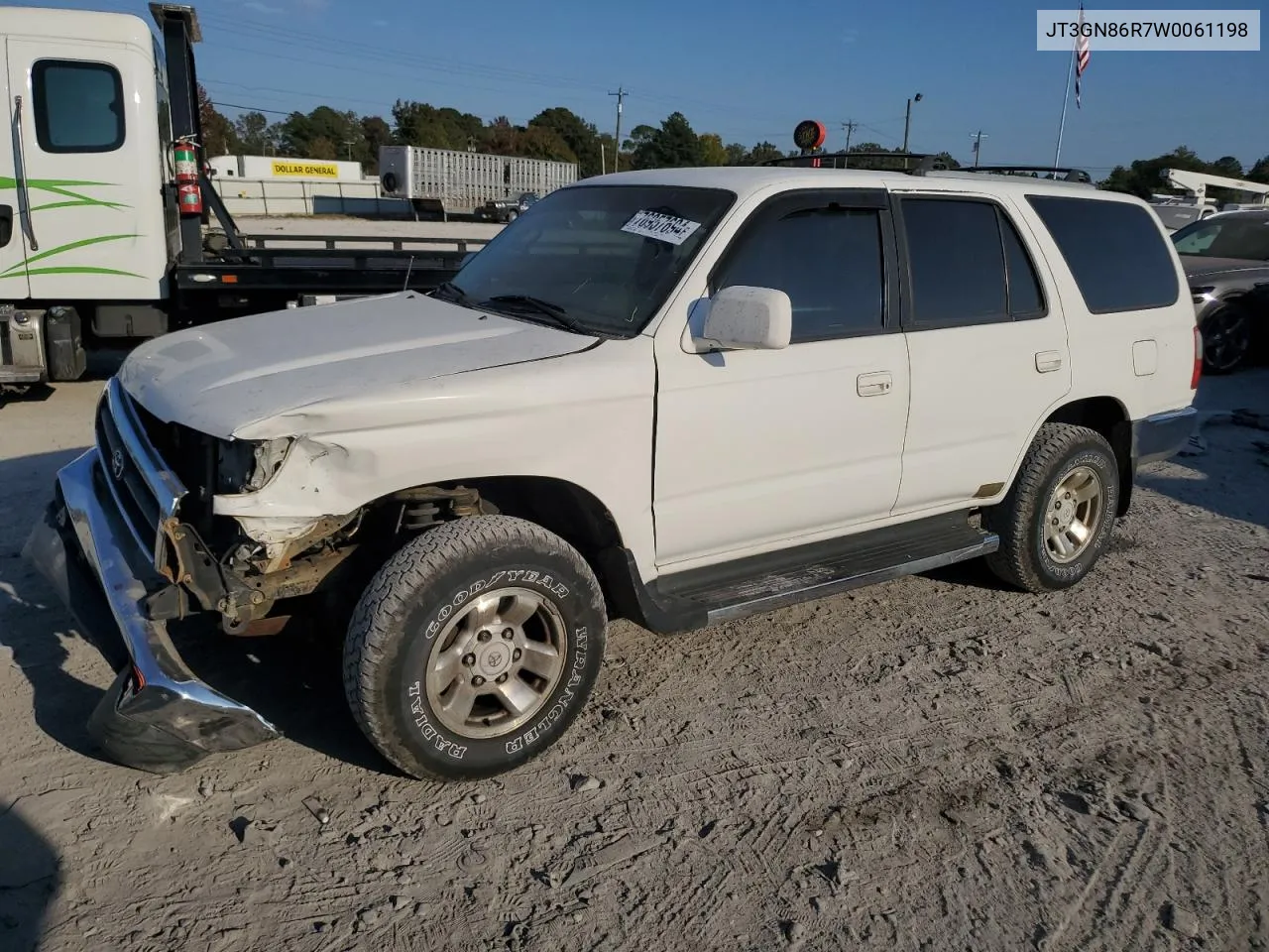 1998 Toyota 4Runner Sr5 VIN: JT3GN86R7W0061198 Lot: 76957694