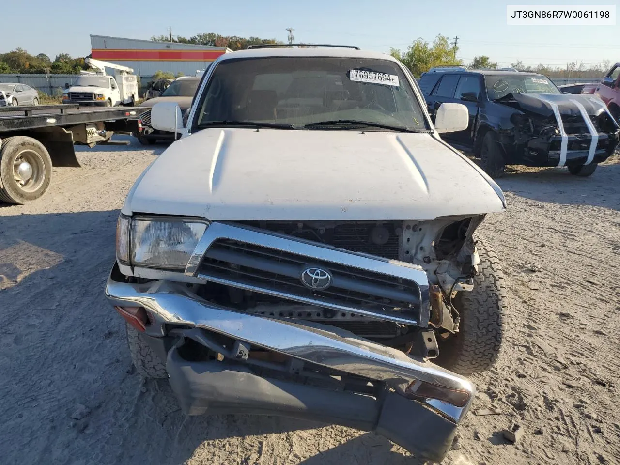 1998 Toyota 4Runner Sr5 VIN: JT3GN86R7W0061198 Lot: 76957694