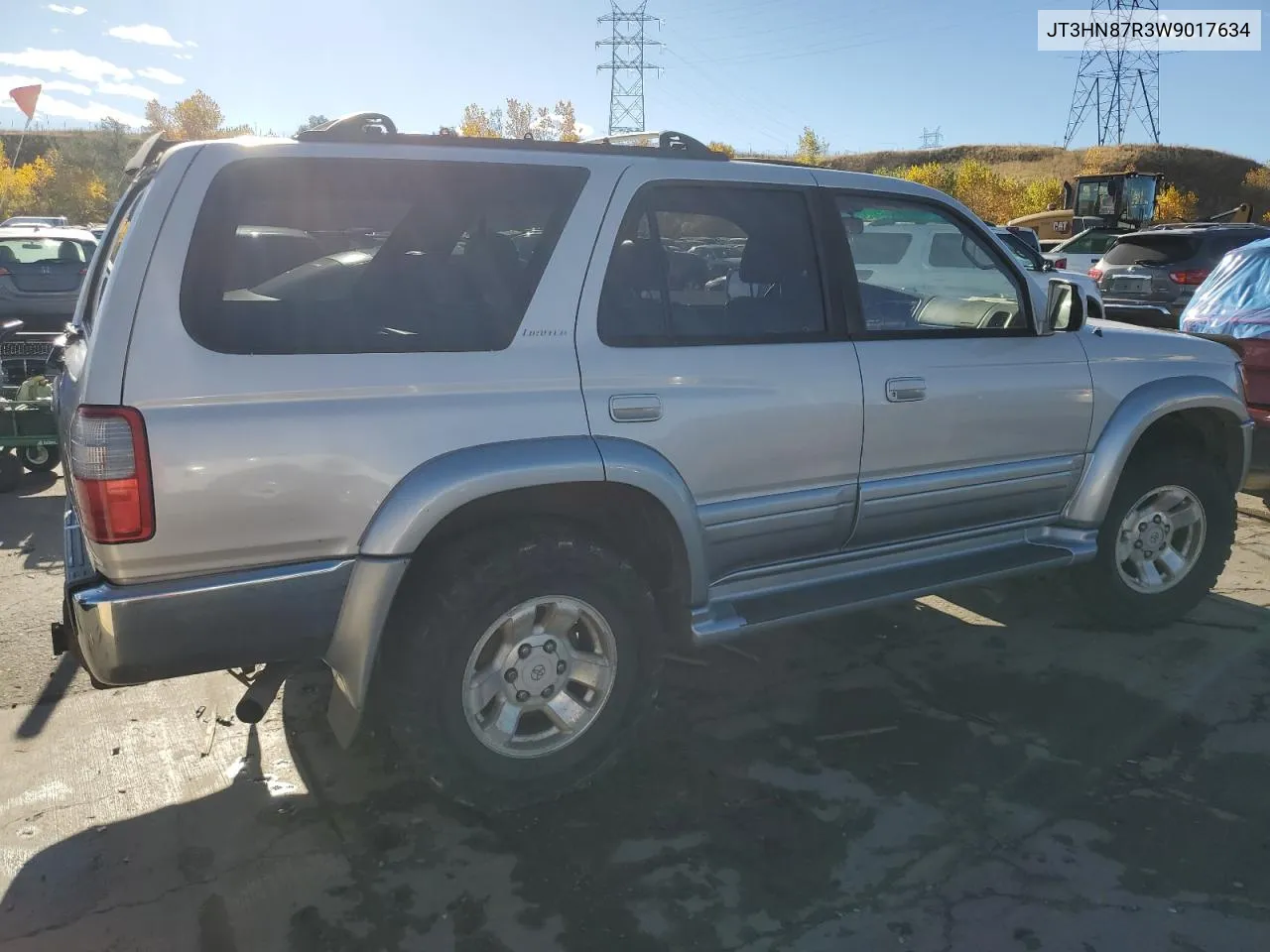 1998 Toyota 4Runner Limited VIN: JT3HN87R3W9017634 Lot: 77356084