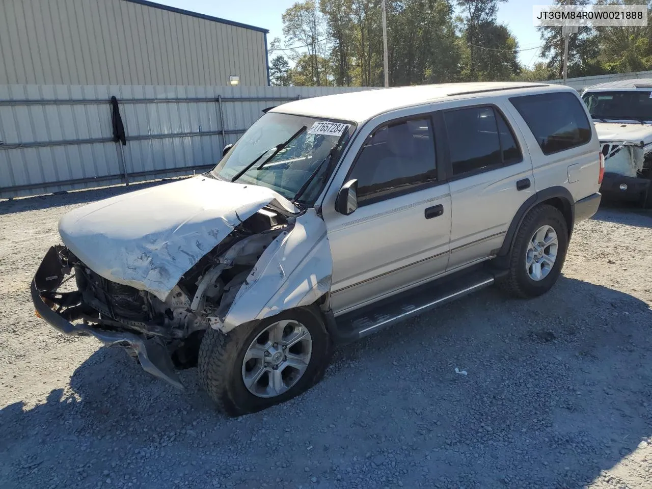 1998 Toyota 4Runner VIN: JT3GM84R0W0021888 Lot: 77657284