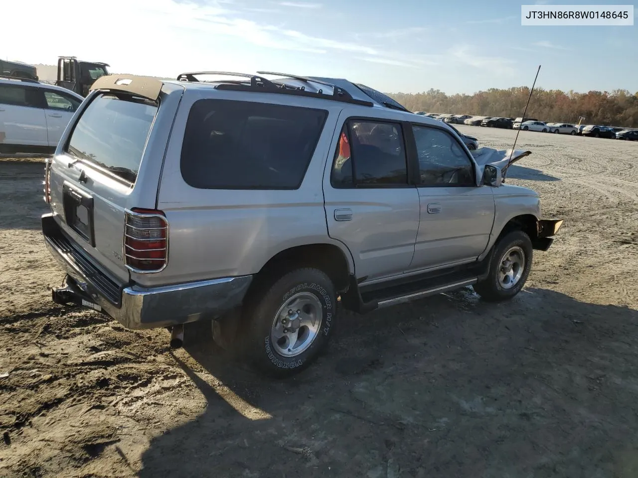 1998 Toyota 4Runner Sr5 VIN: JT3HN86R8W0148645 Lot: 77837914