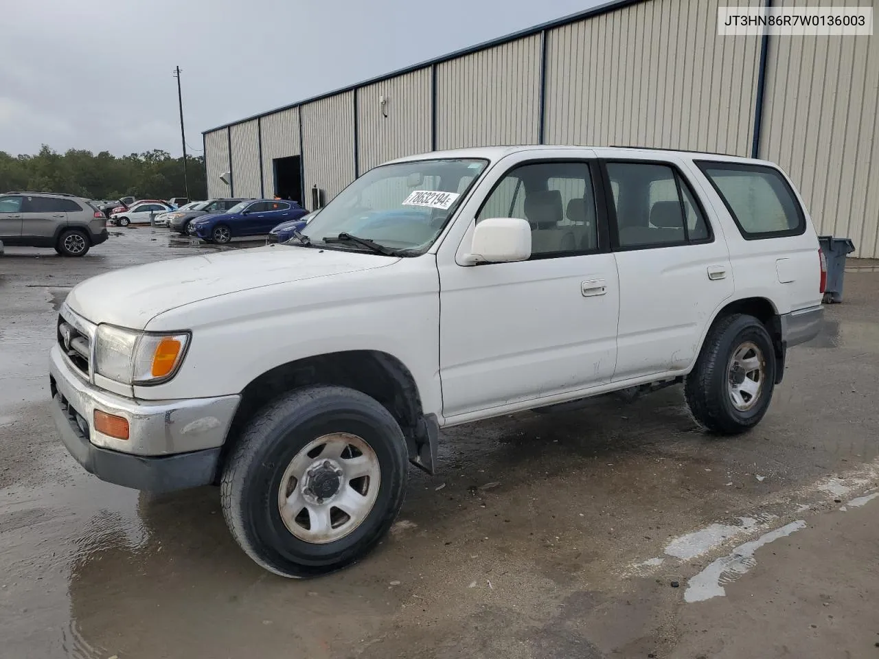 1998 Toyota 4Runner Sr5 VIN: JT3HN86R7W0136003 Lot: 78632194