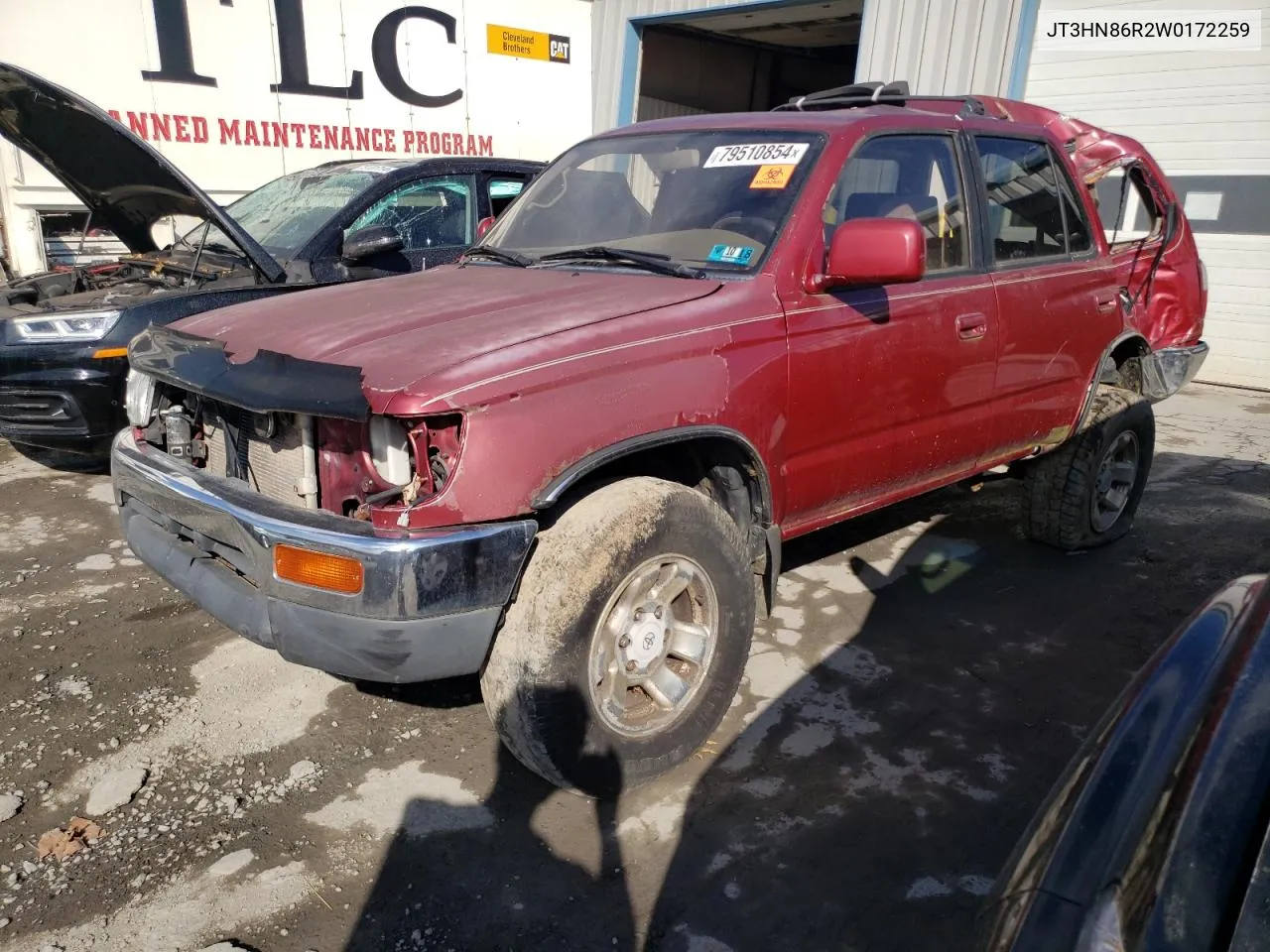 1998 Toyota 4Runner Sr5 VIN: JT3HN86R2W0172259 Lot: 79510854