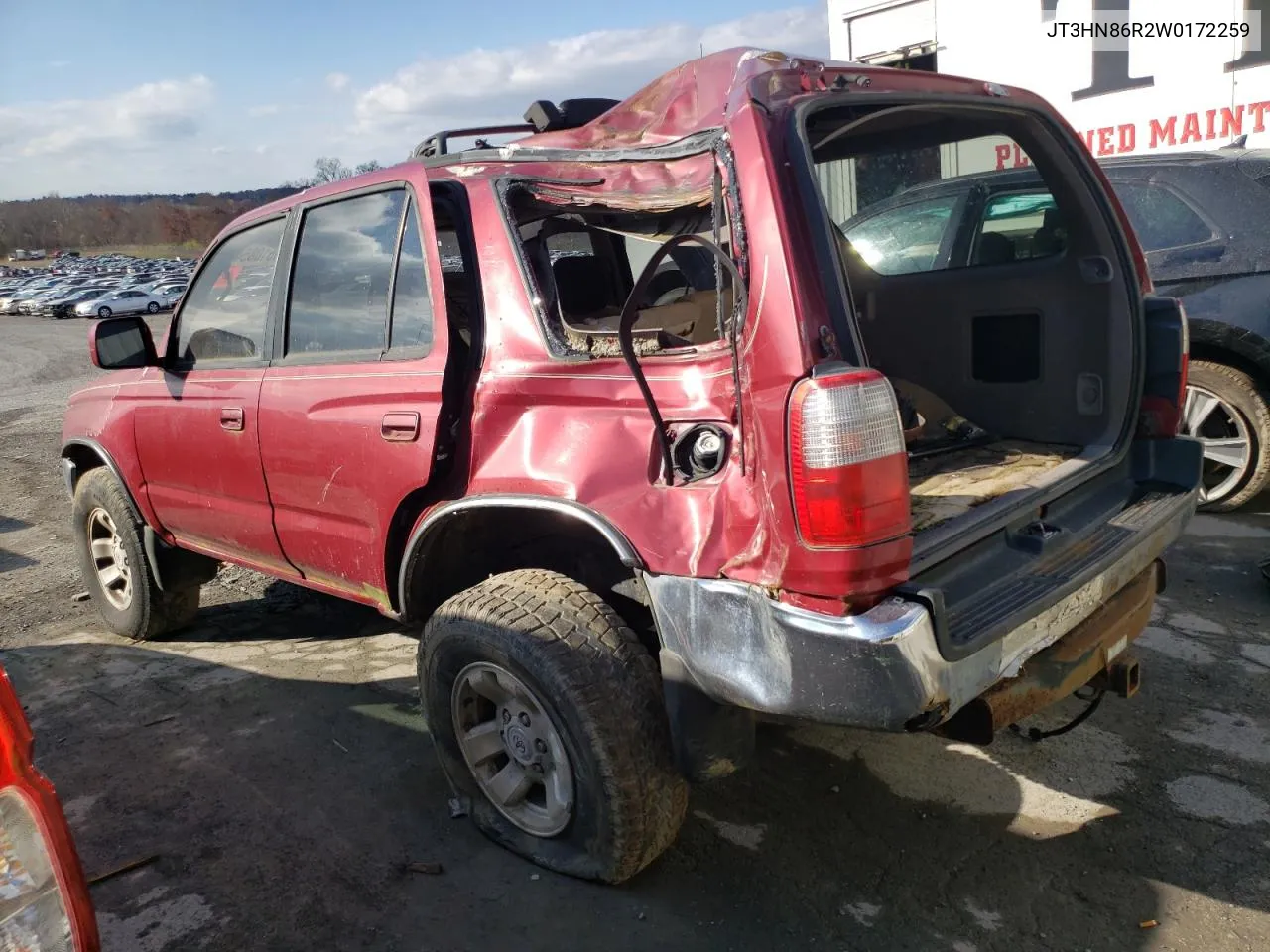 1998 Toyota 4Runner Sr5 VIN: JT3HN86R2W0172259 Lot: 79510854