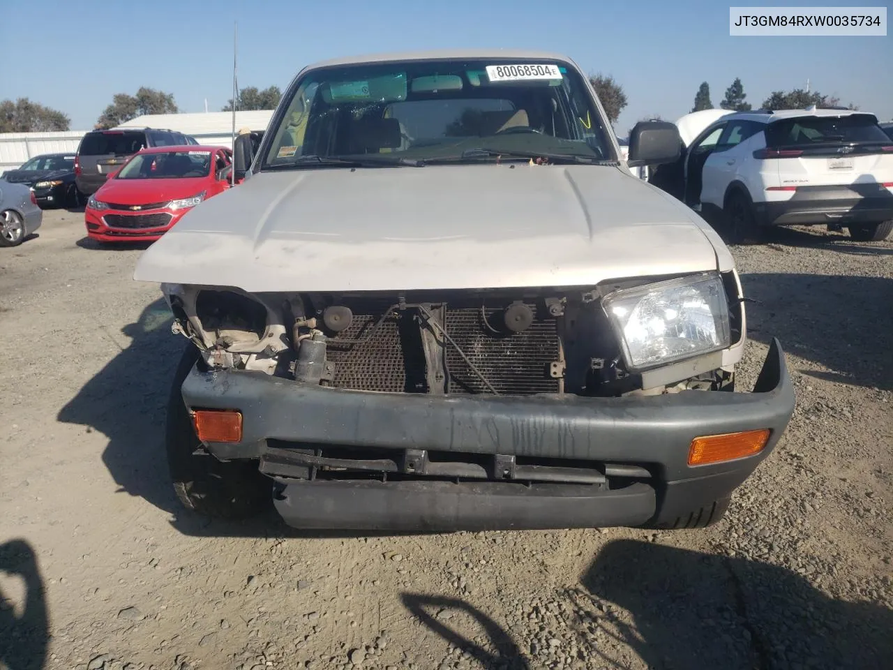 1998 Toyota 4Runner VIN: JT3GM84RXW0035734 Lot: 80068504