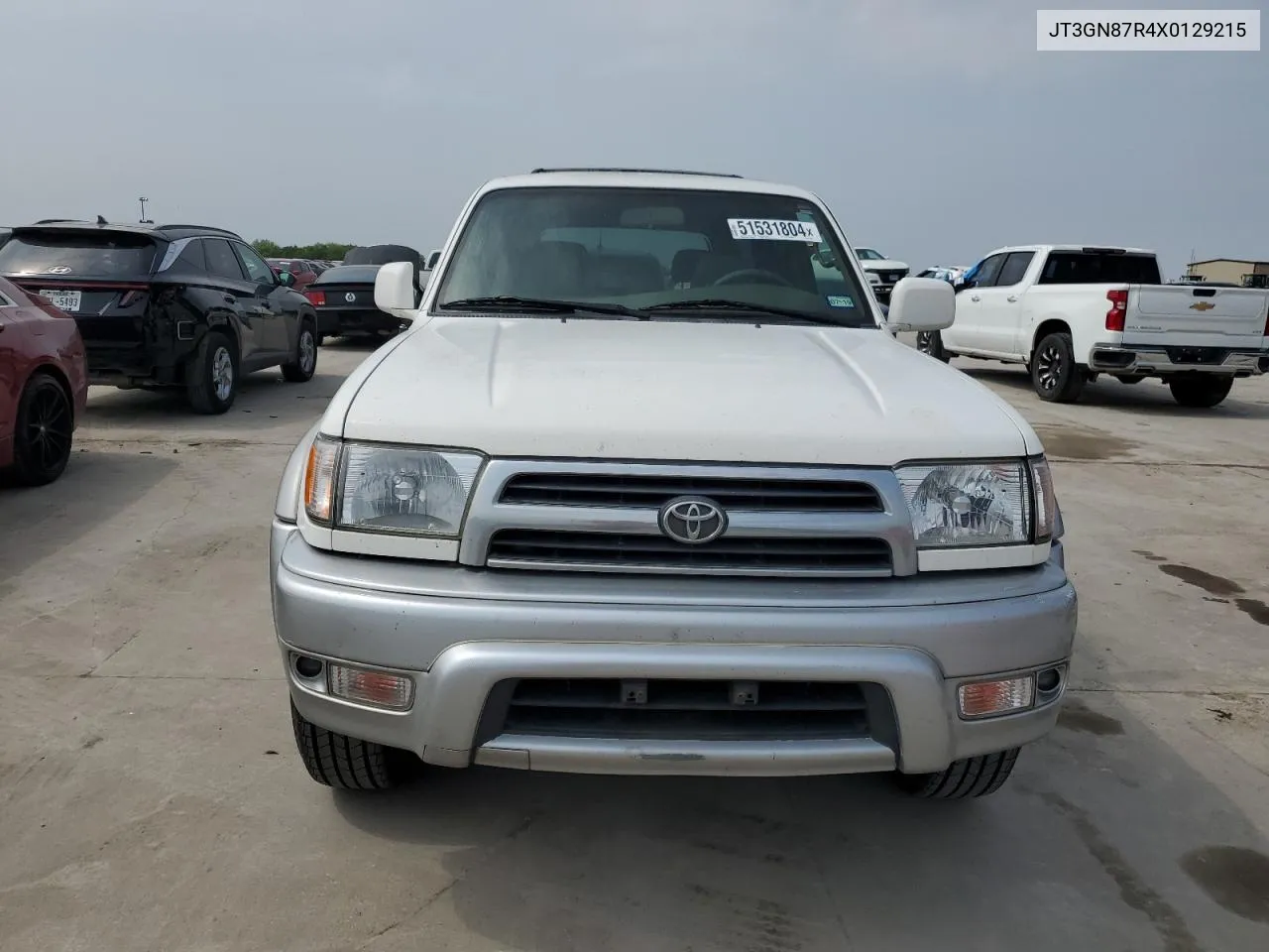 1999 Toyota 4Runner Limited VIN: JT3GN87R4X0129215 Lot: 51531804