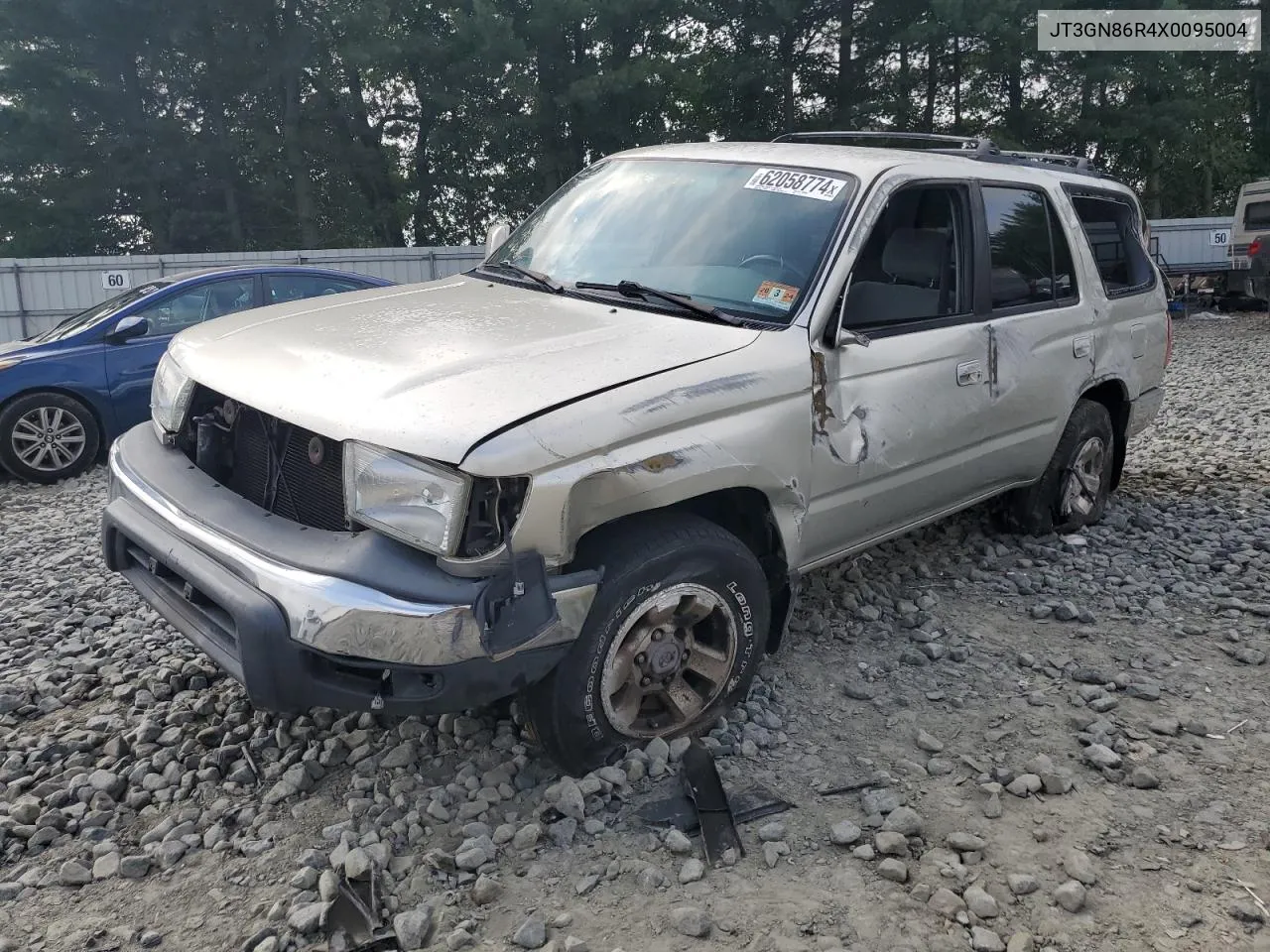 1999 Toyota 4Runner Sr5 VIN: JT3GN86R4X0095004 Lot: 62058774