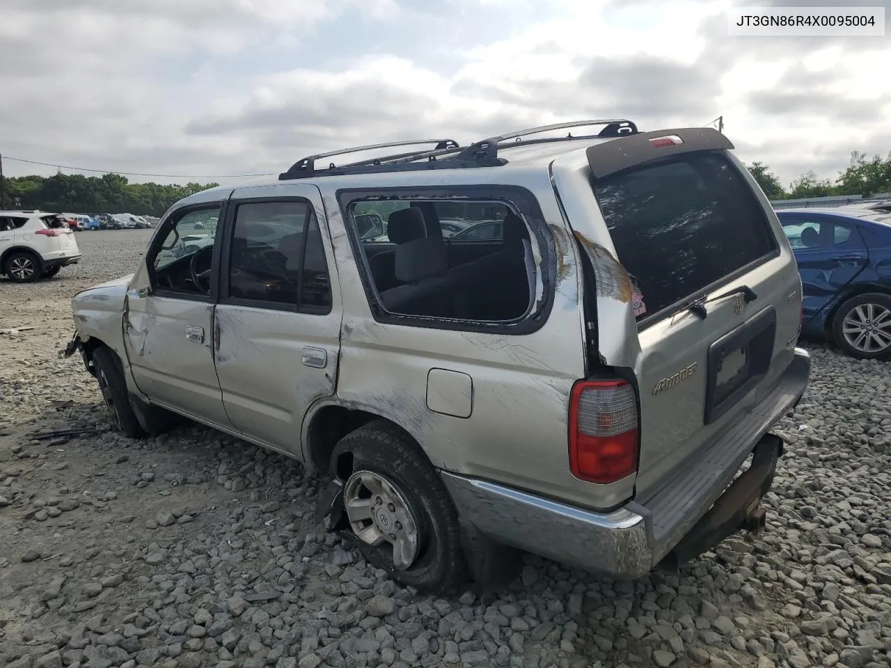 1999 Toyota 4Runner Sr5 VIN: JT3GN86R4X0095004 Lot: 62058774