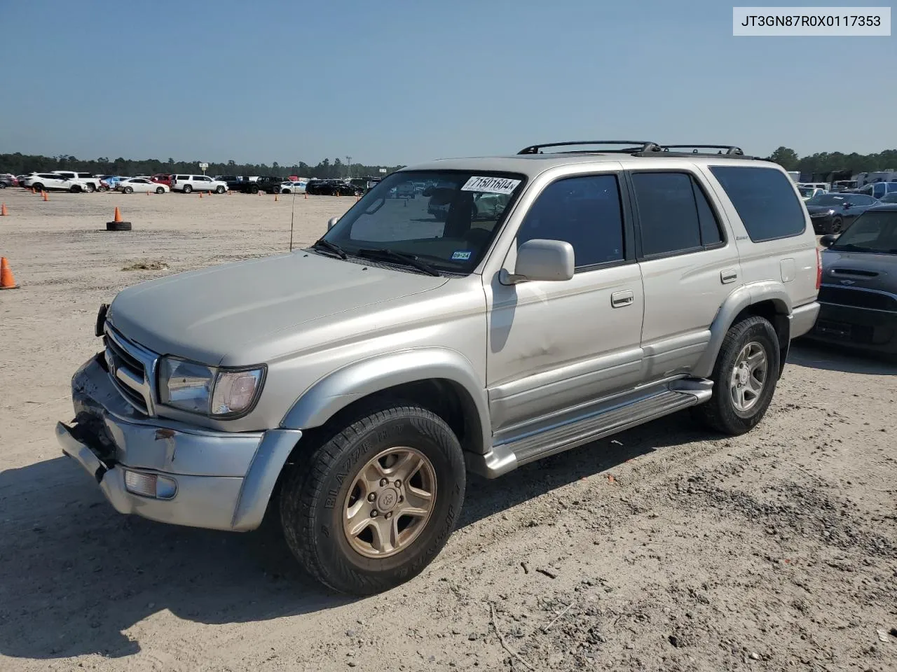 1999 Toyota 4Runner Limited VIN: JT3GN87R0X0117353 Lot: 71501604