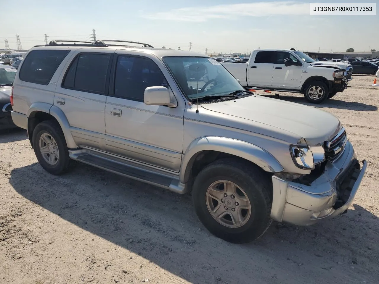 1999 Toyota 4Runner Limited VIN: JT3GN87R0X0117353 Lot: 71501604