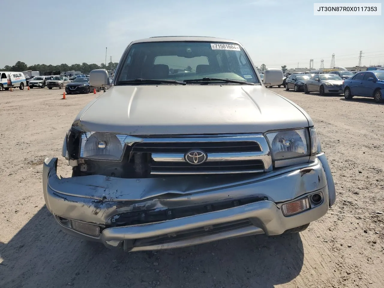 1999 Toyota 4Runner Limited VIN: JT3GN87R0X0117353 Lot: 71501604