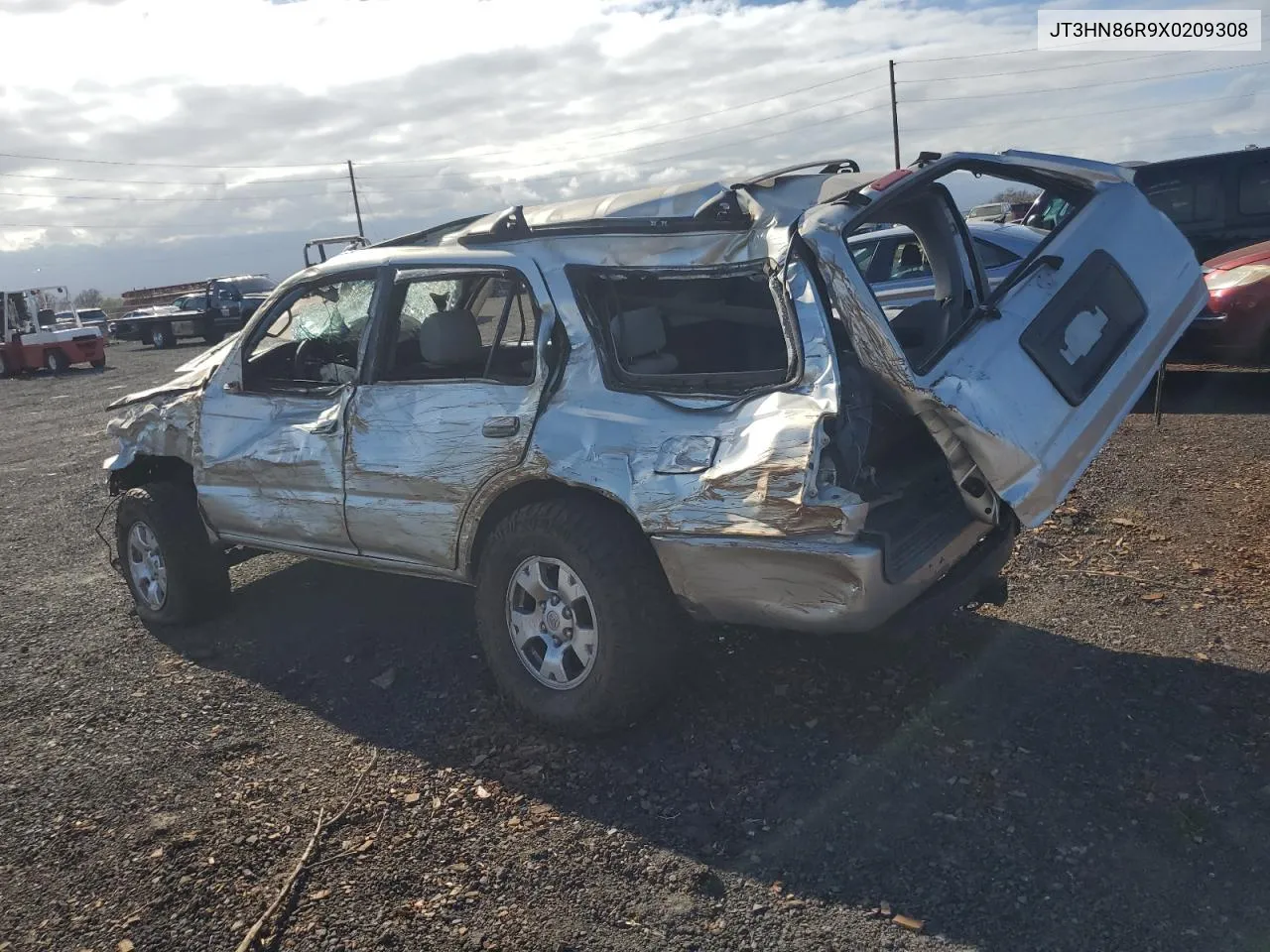 1999 Toyota 4Runner Sr5 VIN: JT3HN86R9X0209308 Lot: 72071844