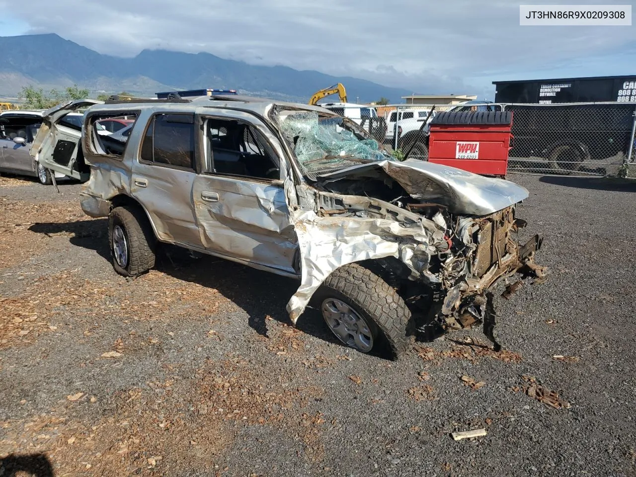 1999 Toyota 4Runner Sr5 VIN: JT3HN86R9X0209308 Lot: 72071844