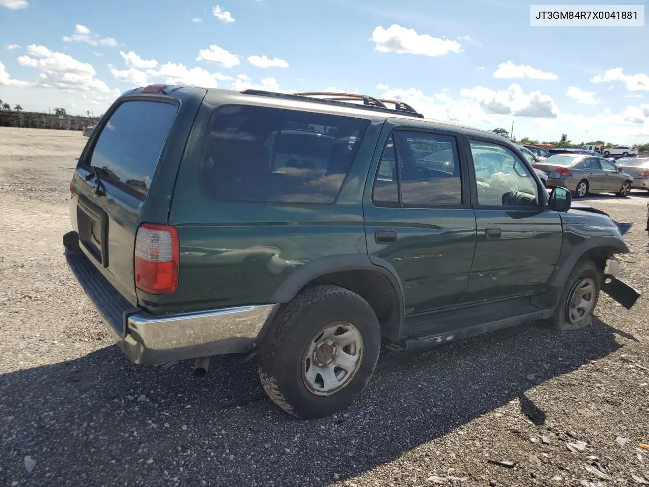 1999 Toyota 4Runner VIN: JT3GM84R7X0041881 Lot: 72676064