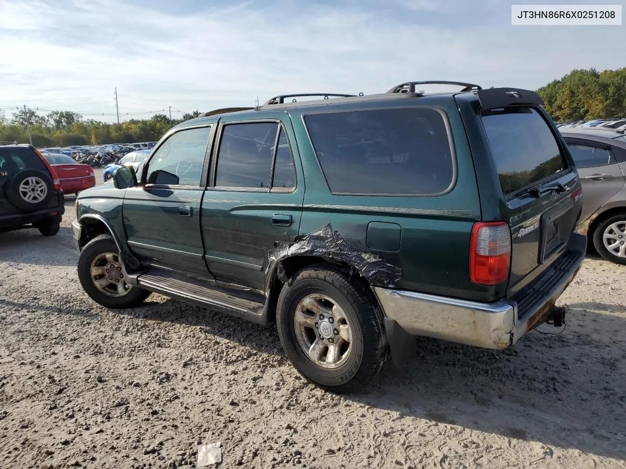 1999 Toyota 4Runner Sr5 VIN: JT3HN86R6X0251208 Lot: 74830234