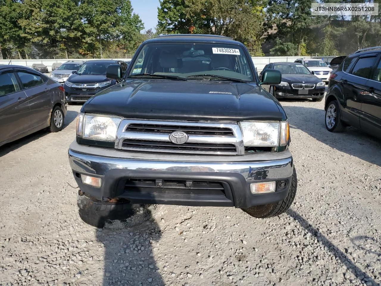 1999 Toyota 4Runner Sr5 VIN: JT3HN86R6X0251208 Lot: 74830234