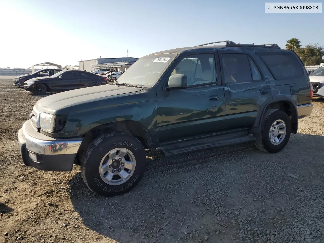 1999 Toyota 4Runner Sr5 VIN: JT3GN86R6X0098308 Lot: 75244164