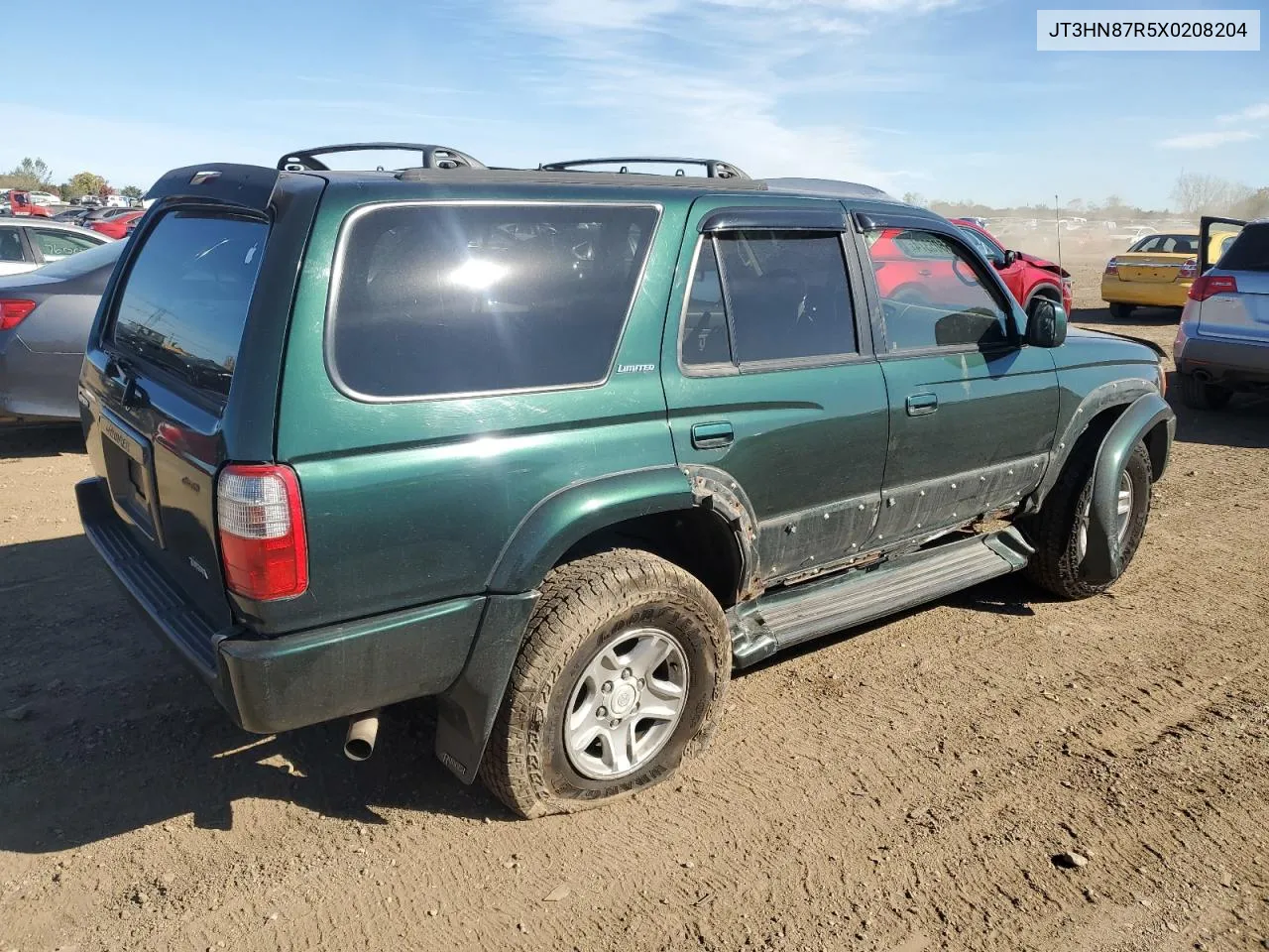 1999 Toyota 4Runner Limited VIN: JT3HN87R5X0208204 Lot: 75505374