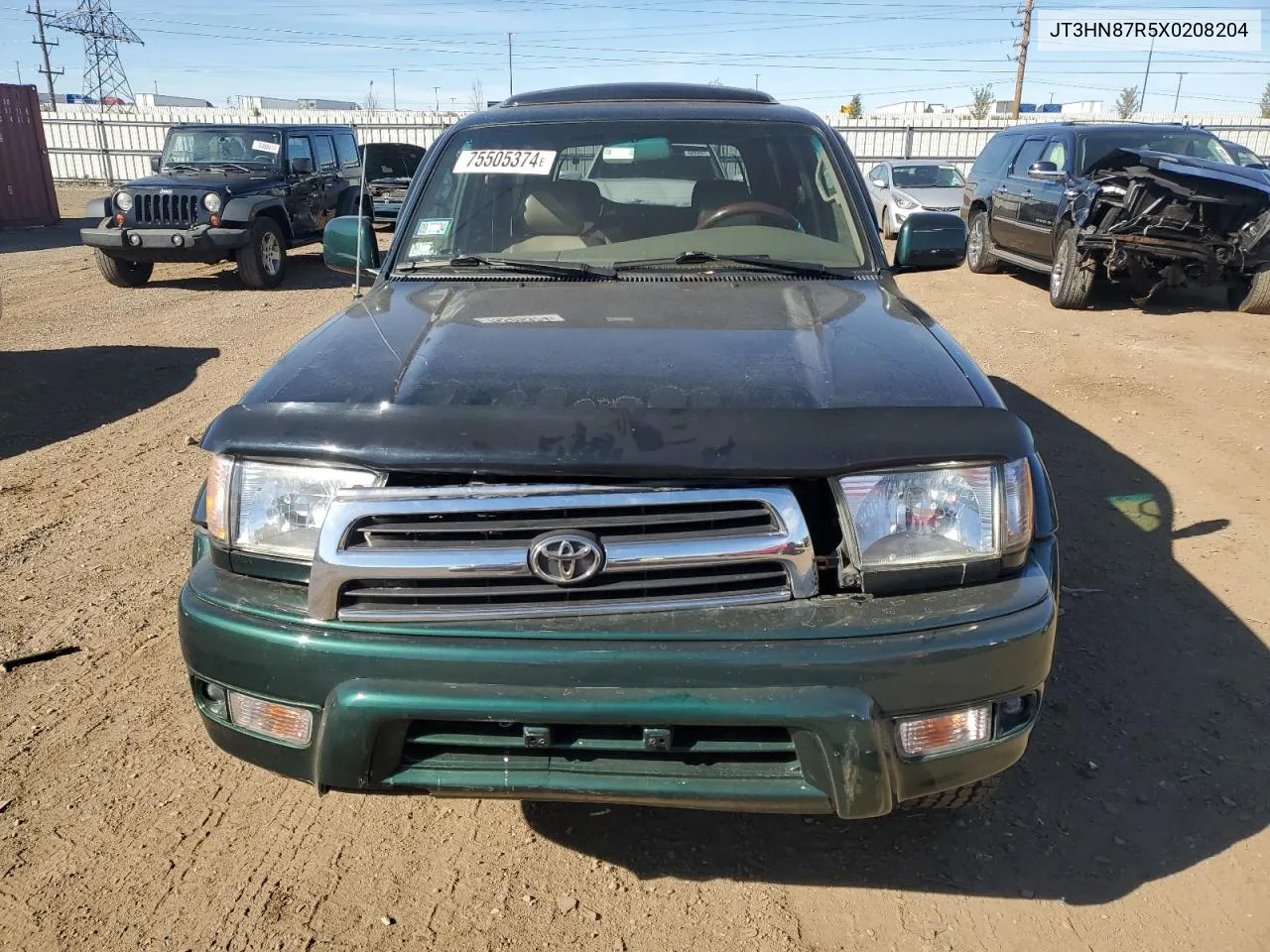 1999 Toyota 4Runner Limited VIN: JT3HN87R5X0208204 Lot: 75505374