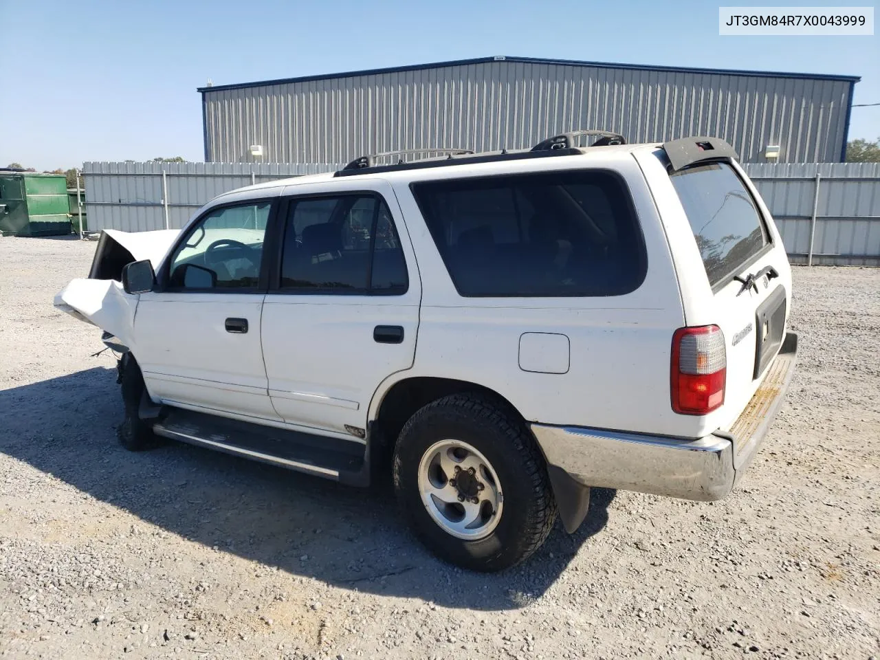 1999 Toyota 4Runner VIN: JT3GM84R7X0043999 Lot: 77111244