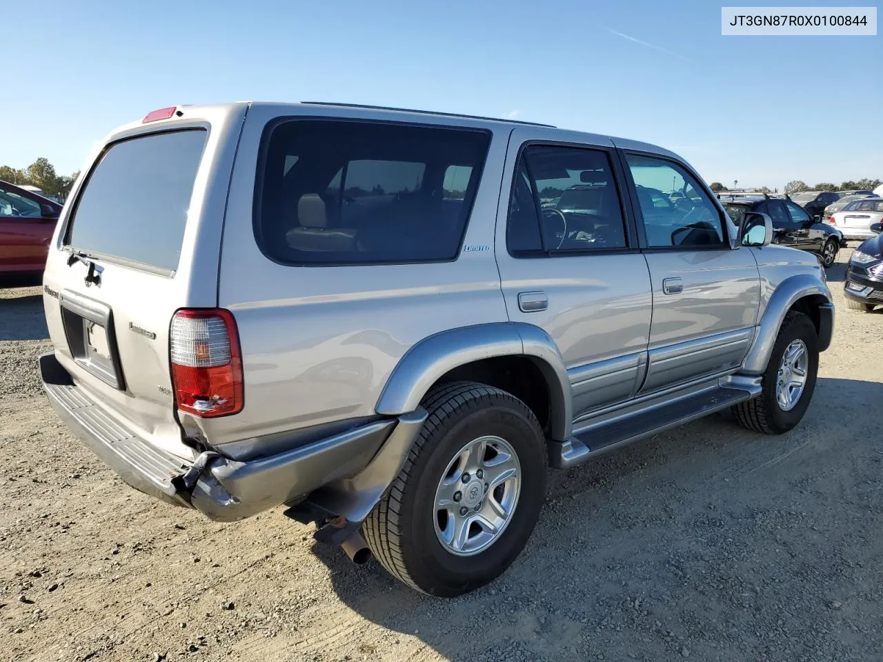 1999 Toyota 4Runner Limited VIN: JT3GN87R0X0100844 Lot: 77163604