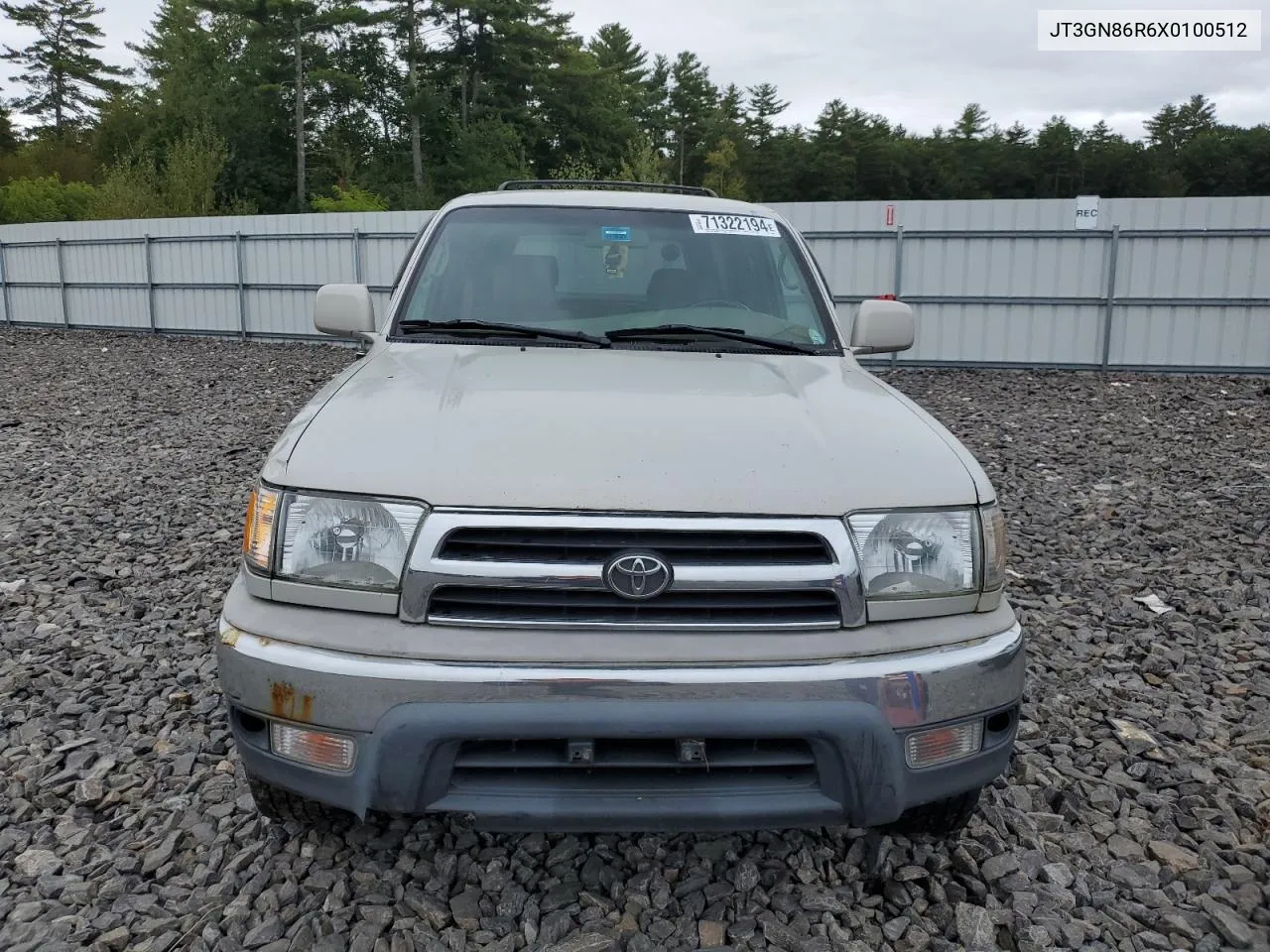 1999 Toyota 4Runner Sr5 VIN: JT3GN86R6X0100512 Lot: 79848774