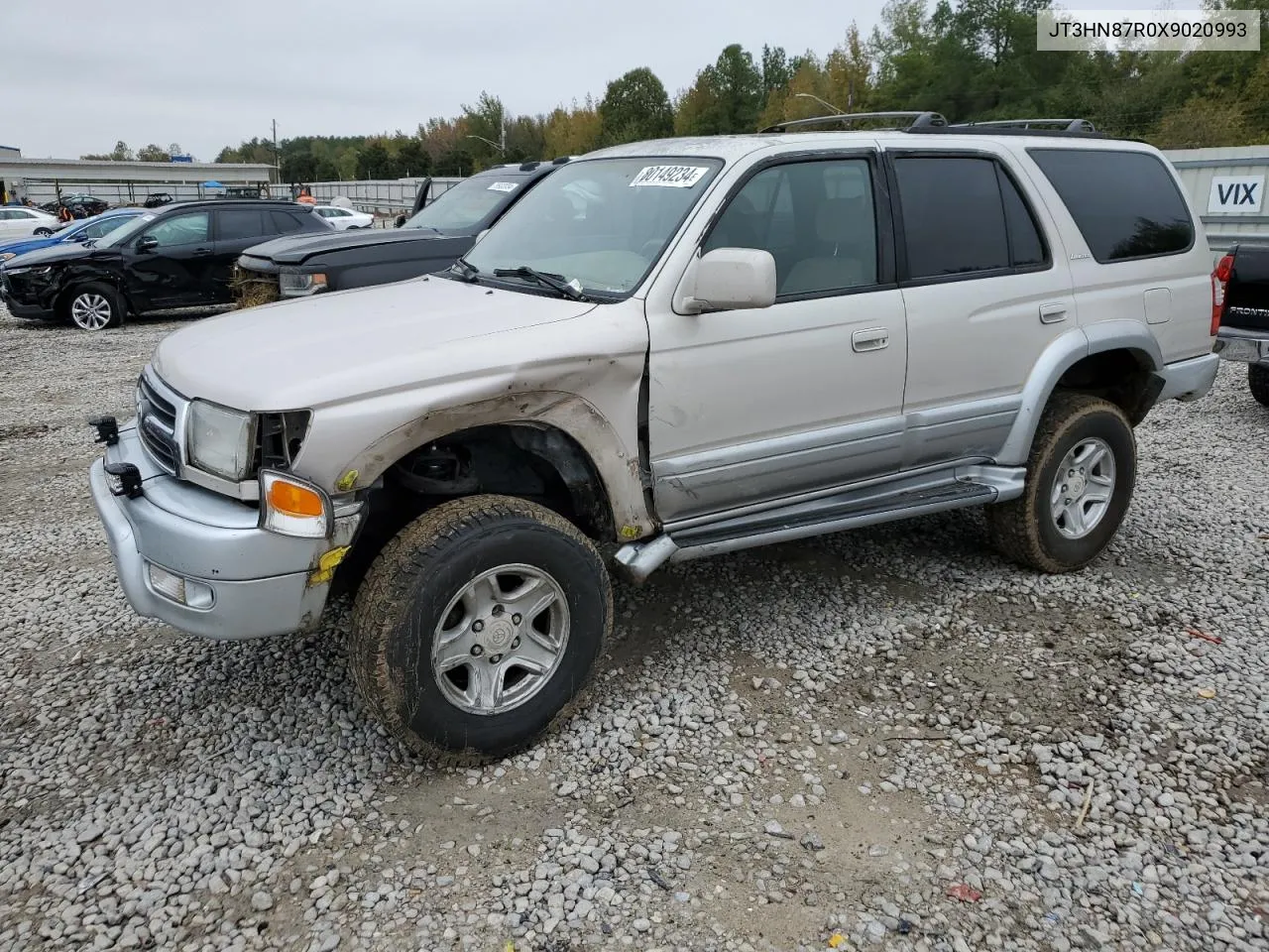 1999 Toyota 4Runner Limited VIN: JT3HN87R0X9020993 Lot: 80149234