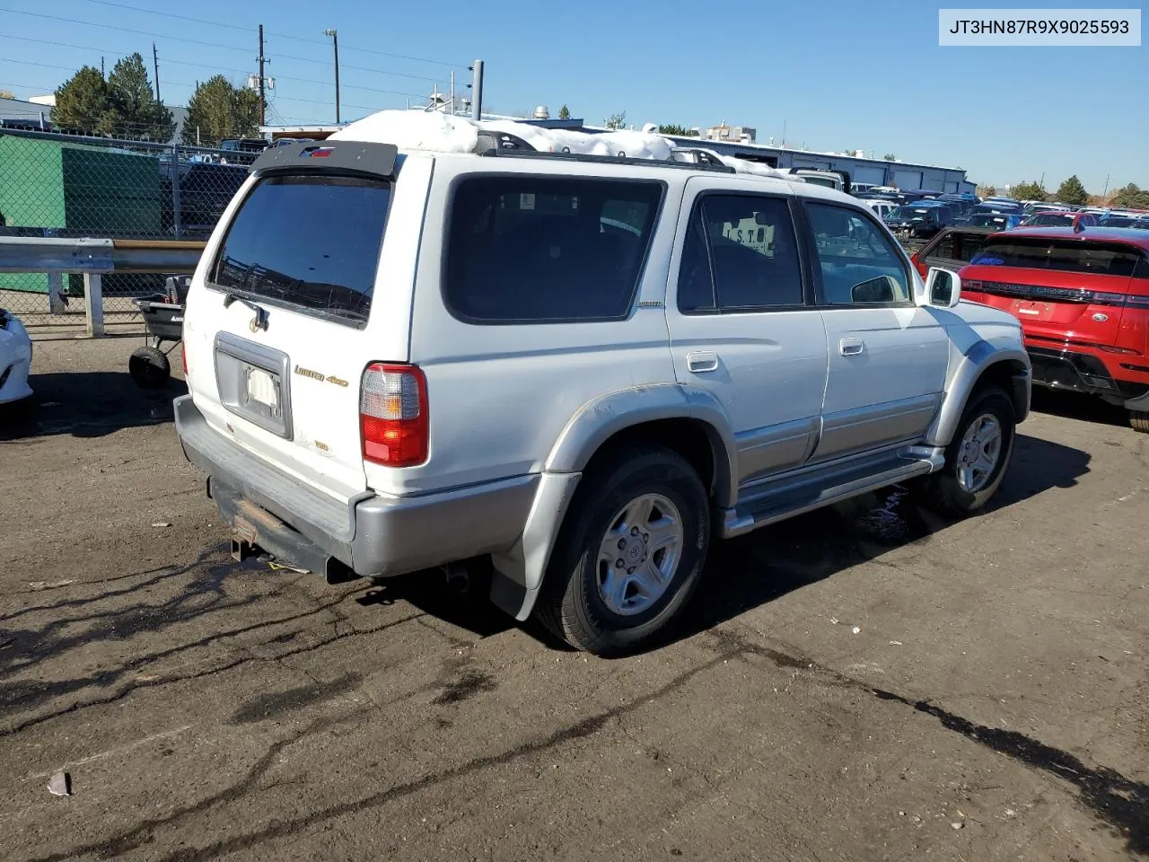 1999 Toyota 4Runner Limited VIN: JT3HN87R9X9025593 Lot: 80337364