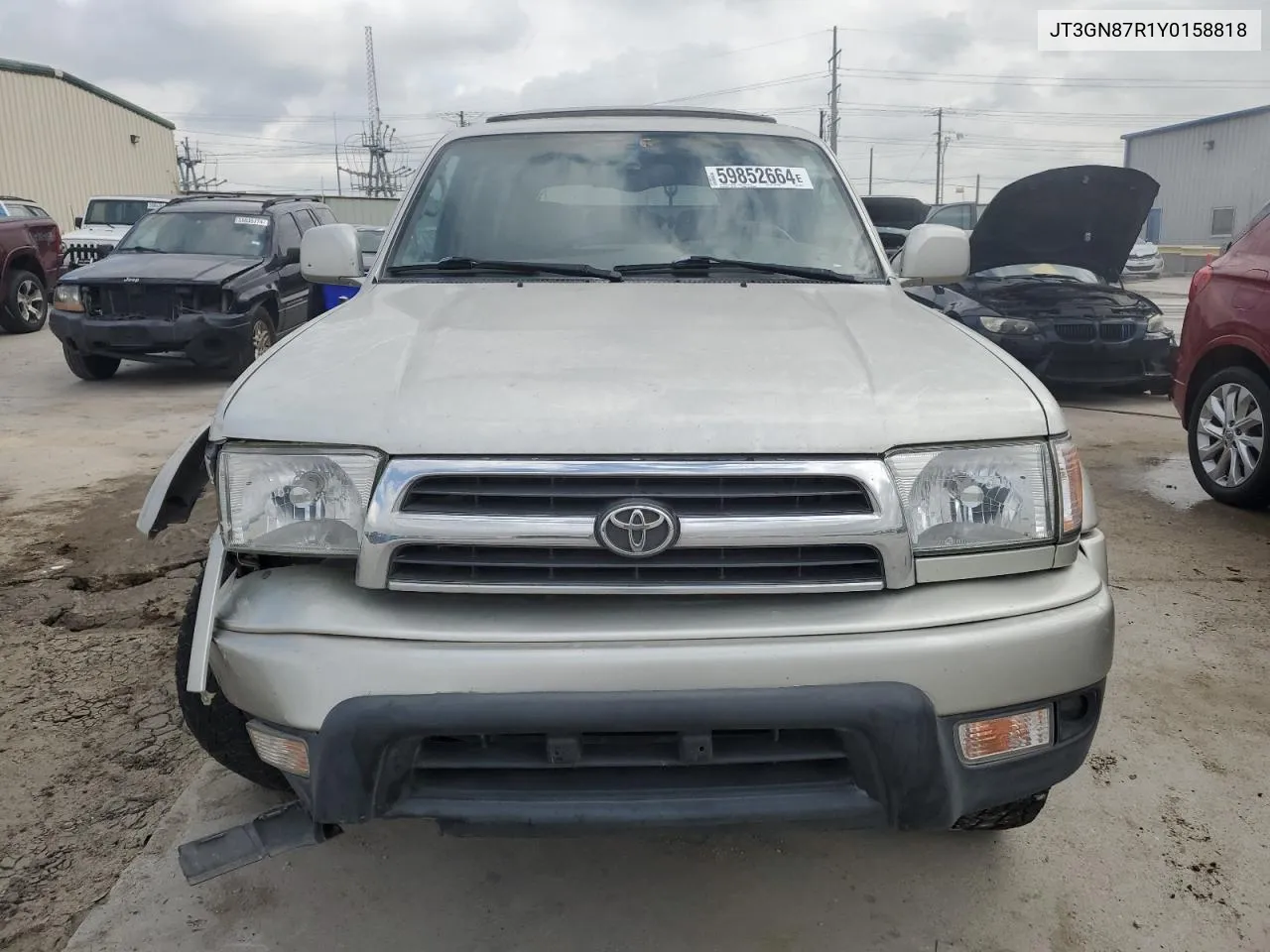 2000 Toyota 4Runner Limited VIN: JT3GN87R1Y0158818 Lot: 59852664