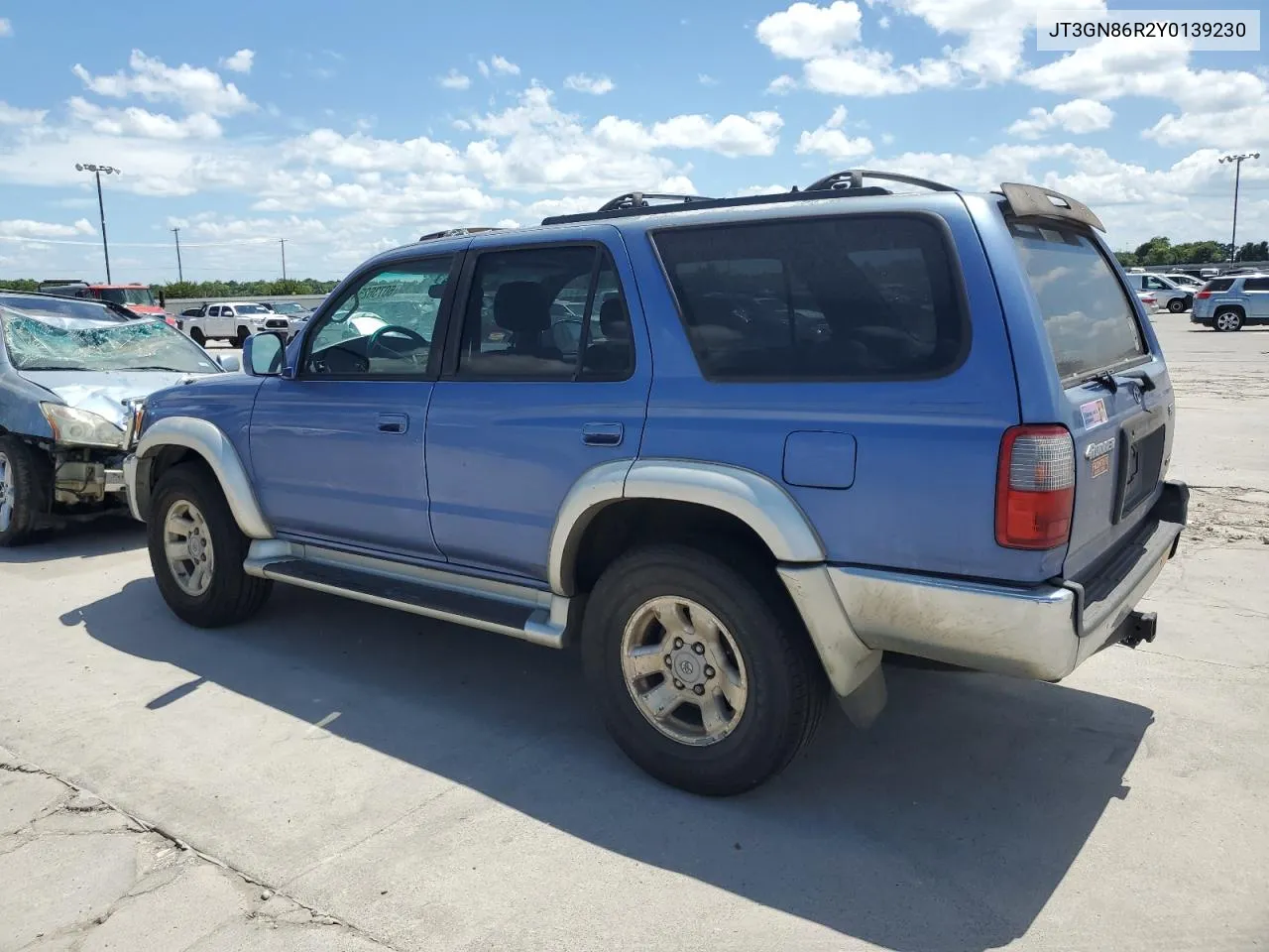 2000 Toyota 4Runner Sr5 VIN: JT3GN86R2Y0139230 Lot: 60736254