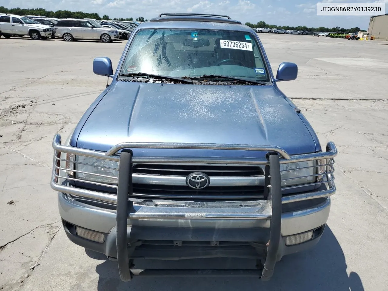 2000 Toyota 4Runner Sr5 VIN: JT3GN86R2Y0139230 Lot: 60736254